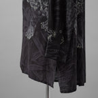 BLACK Scandal Yohji Yamamoto ヨウジヤマモト / 美品 22AW TIGER PRINT BLOUSE タイガープリントブラウス / 長袖シャツ / HE-Y31-217 / size 2 (BLACK)