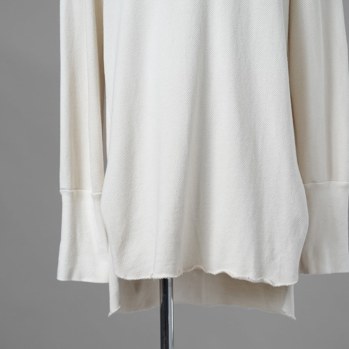 SUS-SOUS シュスー / 美品 24SS thermal pullover サーマル ワッフル 長袖Tシャツ / 04-SS02418/ size 9 (NATURAL) 123052-alm