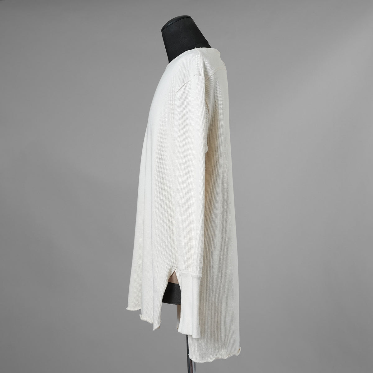 SUS-SOUS シュスー / 美品 24SS thermal pullover サーマル ワッフル 長袖Tシャツ / 04-SS02418/ size 9 (NATURAL) 123052-alm