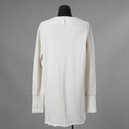 SUS-SOUS シュスー / 美品 24SS thermal pullover サーマル ワッフル 長袖Tシャツ / 04-SS02418/ size 9 (NATURAL) 123052-alm