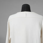 SUS-SOUS シュスー / 美品 24SS thermal pullover サーマル ワッフル 長袖Tシャツ / 04-SS02418/ size 9 (NATURAL) 123052-alm