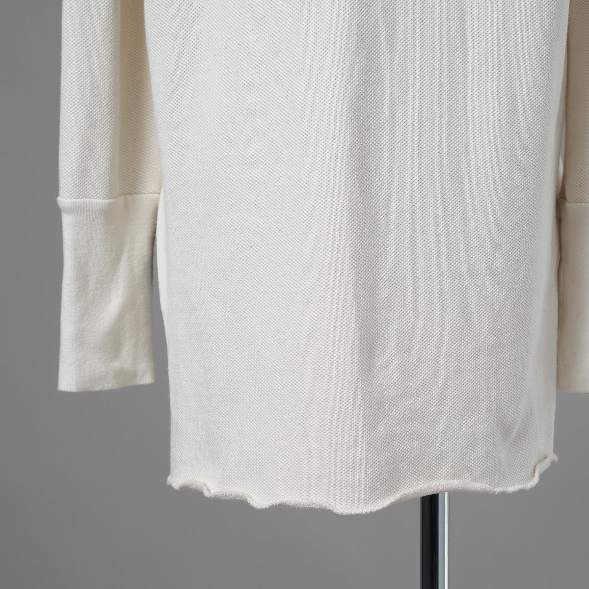 SUS-SOUS シュスー / 美品 24SS thermal pullover サーマル ワッフル 長袖Tシャツ / 04-SS02418/ size 9 (NATURAL) 123052-alm