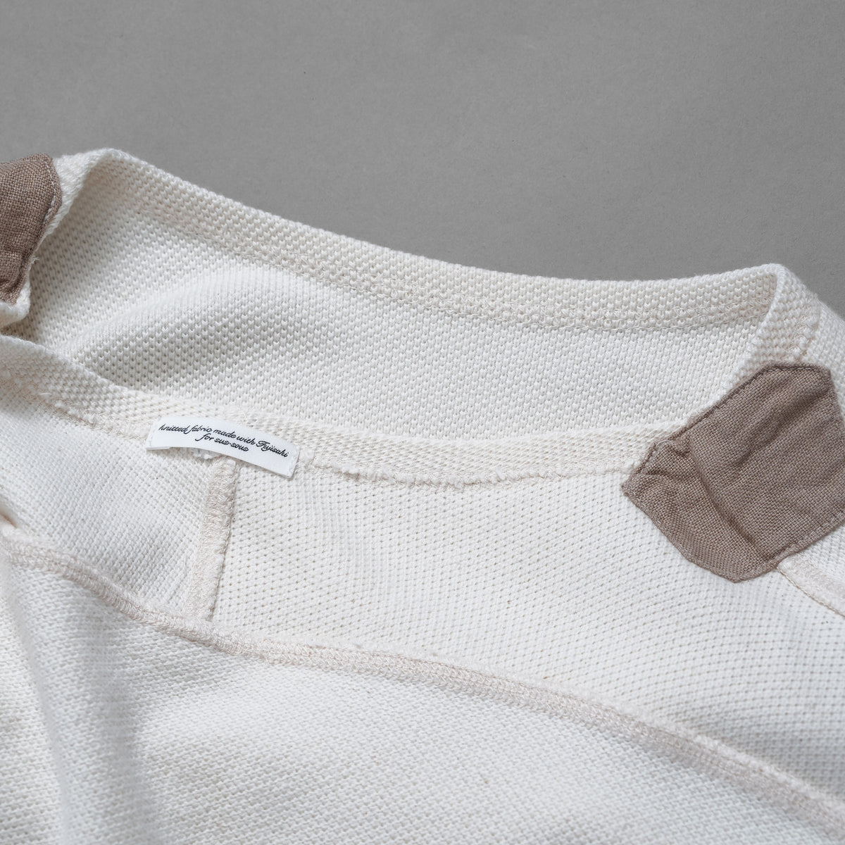 SUS-SOUS シュスー / 美品 24SS thermal pullover サーマル ワッフル 長袖Tシャツ / 04-SS02418/ size 9 (NATURAL) 123052-alm