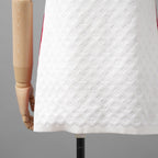 LOUIS VUITTON ルイヴィトン / 22SS モノグラム タンクトップ シルク×ナイロン / RW221B / size M （WHITE x RED）レディース
