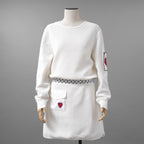 LOUIS VUITTON ルイヴィトン / 21SS クイーン・オブ・ハート ニットドレス / ワンピース / 1A8L8P / size M (WHITE) レディース