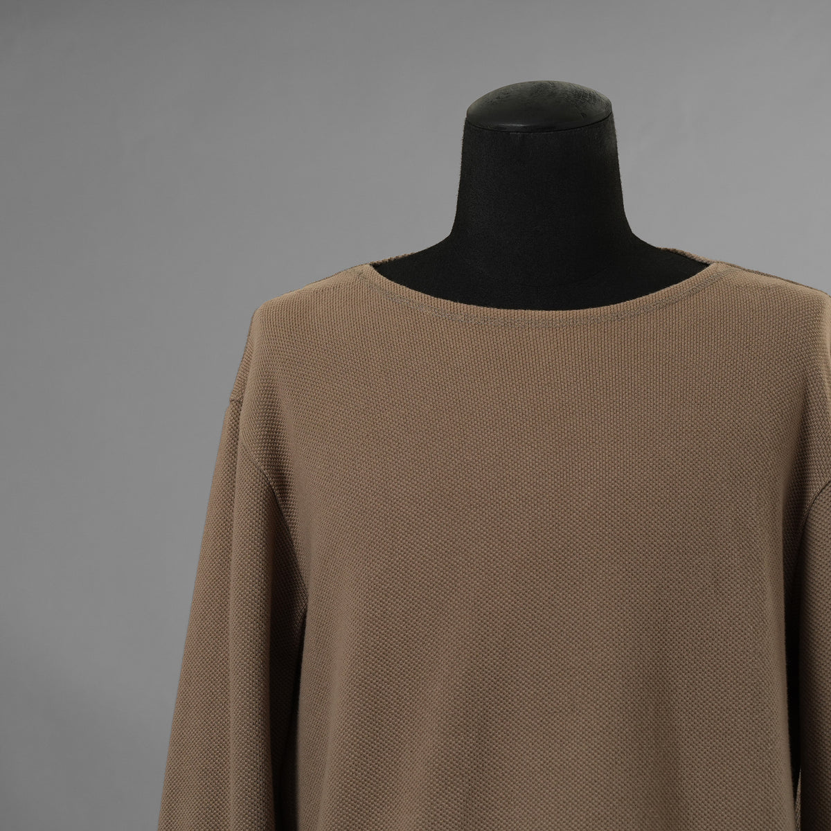 SUS-SOUS シュスー / 美品 24SS thermal pullover サーマル ワッフル 長袖Tシャツ / 04-SS02418/ size 9 (MOCHA) 123051-alm