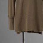 SUS-SOUS シュスー / 美品 24SS thermal pullover サーマル ワッフル 長袖Tシャツ / 04-SS02418/ size 9 (MOCHA) 123051-alm