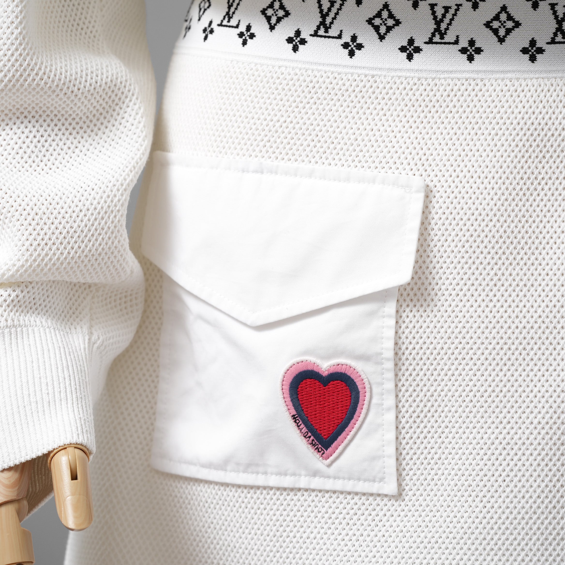 LOUIS VUITTON ルイヴィトン / 21SS クイーン・オブ・ハート ニットドレス / ワンピース / 1A8L8P / size M (WHITE) レディース