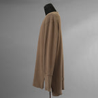 SUS-SOUS シュスー / 美品 24SS thermal pullover サーマル ワッフル 長袖Tシャツ / 04-SS02418/ size 9 (MOCHA) 123051-alm