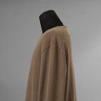 SUS-SOUS シュスー / 美品 24SS thermal pullover サーマル ワッフル 長袖Tシャツ / 04-SS02418/ size 9 (MOCHA) 123051-alm