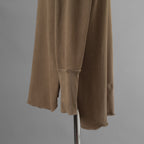 SUS-SOUS シュスー / 美品 24SS thermal pullover サーマル ワッフル 長袖Tシャツ / 04-SS02418/ size 9 (MOCHA) 123051-alm