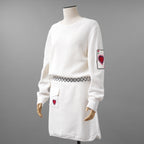 LOUIS VUITTON ルイヴィトン / 21SS クイーン・オブ・ハート ニットドレス / ワンピース / 1A8L8P / size M (WHITE) レディース