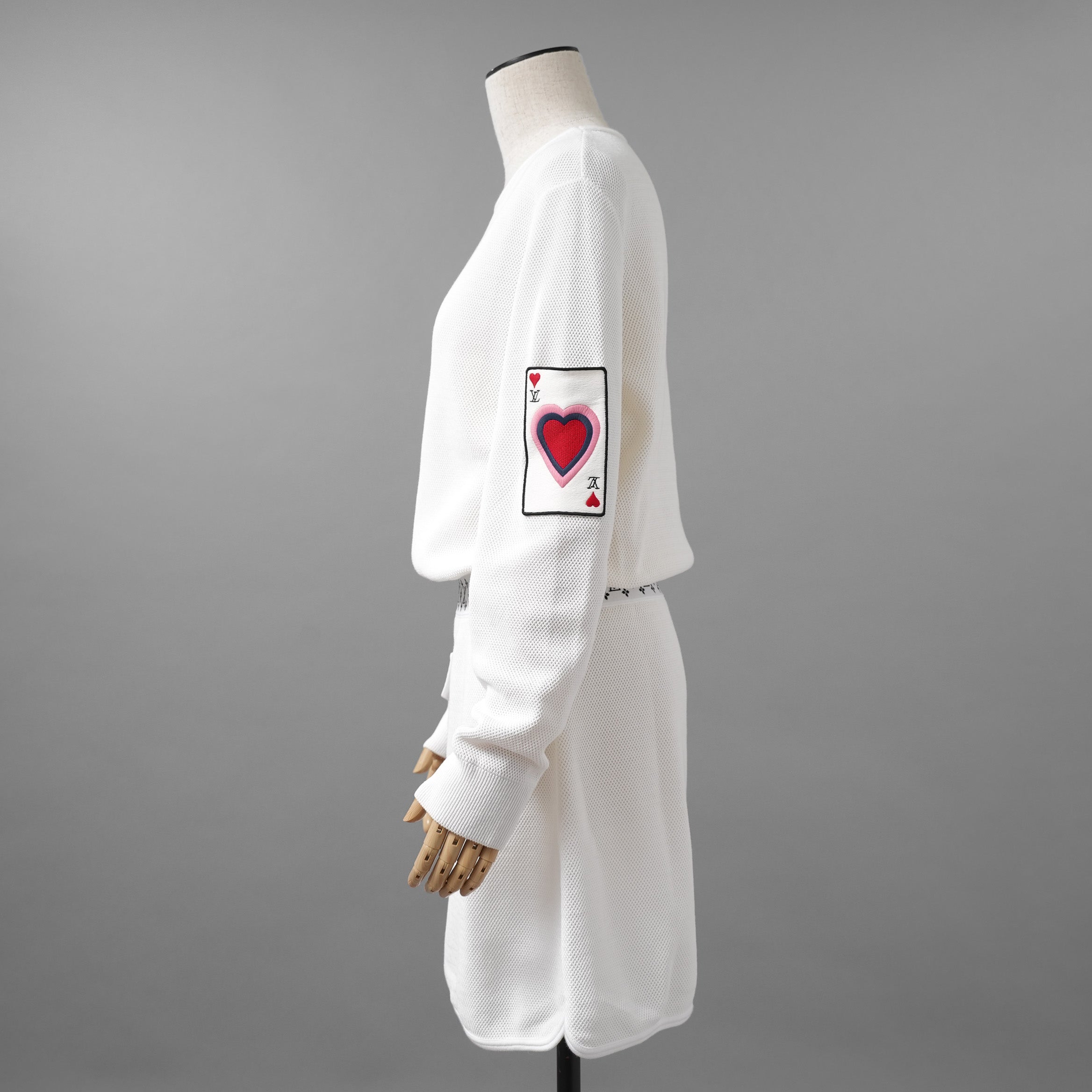 LOUIS VUITTON ルイヴィトン / 21SS クイーン・オブ・ハート ニットドレス / ワンピース / 1A8L8P / size M (WHITE) レディース
