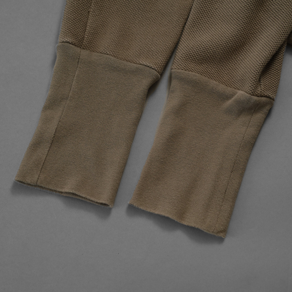 SUS-SOUS シュスー / 美品 24SS thermal pullover サーマル ワッフル 長袖Tシャツ / 04-SS02418/ size 9 (MOCHA) 123051-alm