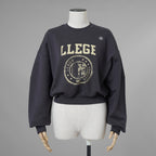 RECTO レクト / 美品 23AW LLEGE ロゴ スウェットシャツ トレーナー トップス / RW00AJTP002BC / size FREE (CHARCOAL) レディース 352139-izm