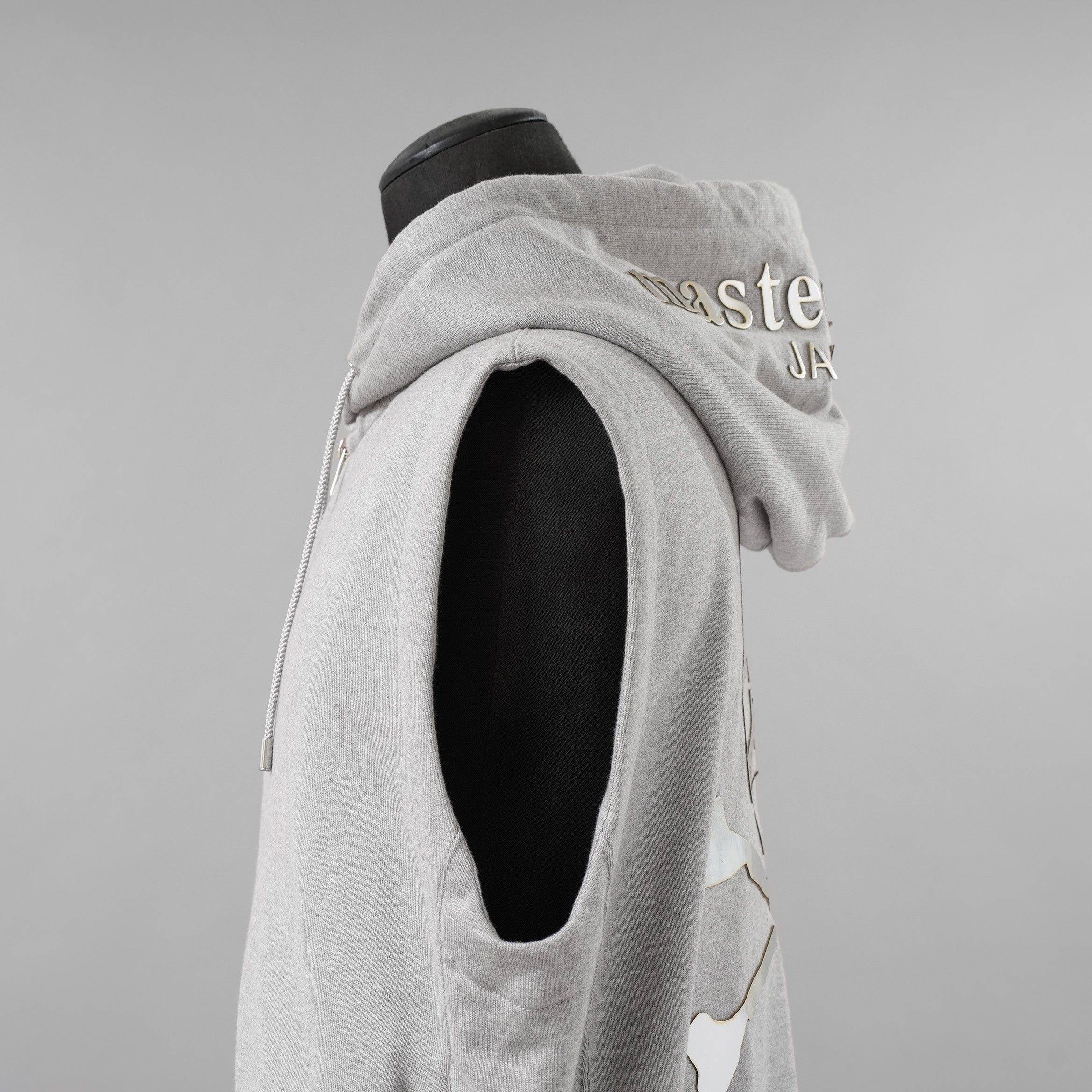 mastermind JAPAN マスターマインド ジャパン / 20SS バック メタルスカル ノースリーブ パーカー / MJ20E04-SW075-010 / size S (GRAY)