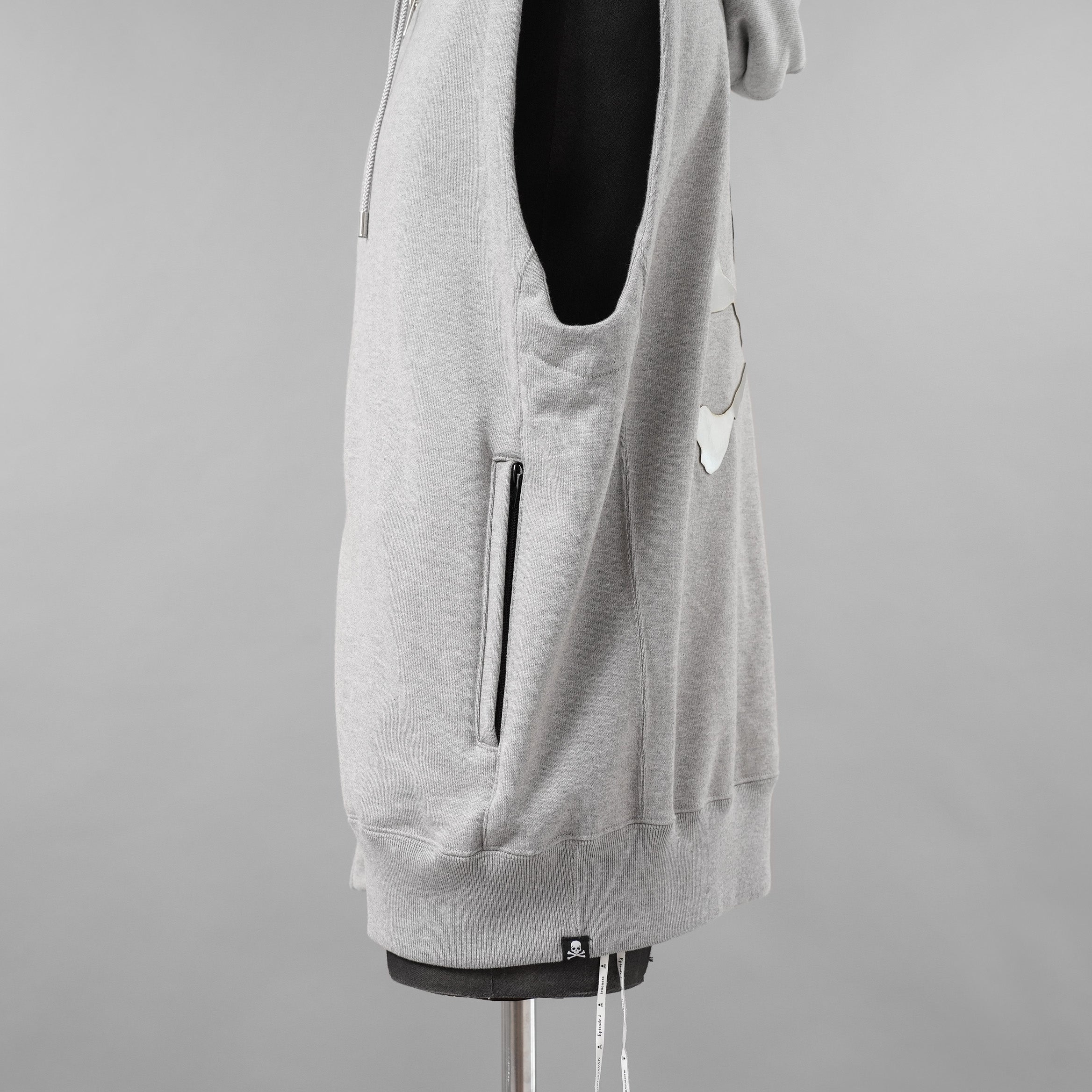 mastermind JAPAN マスターマインド ジャパン / 20SS バック メタルスカル ノースリーブ パーカー / MJ20E04-SW075-010 / size S (GRAY)
