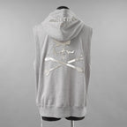 mastermind JAPAN マスターマインド ジャパン / 20SS バック メタルスカル ノースリーブ パーカー / MJ20E04-SW075-010 / size S (GRAY)