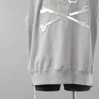 mastermind JAPAN マスターマインド ジャパン / 20SS バック メタルスカル ノースリーブ パーカー / MJ20E04-SW075-010 / size S (GRAY)