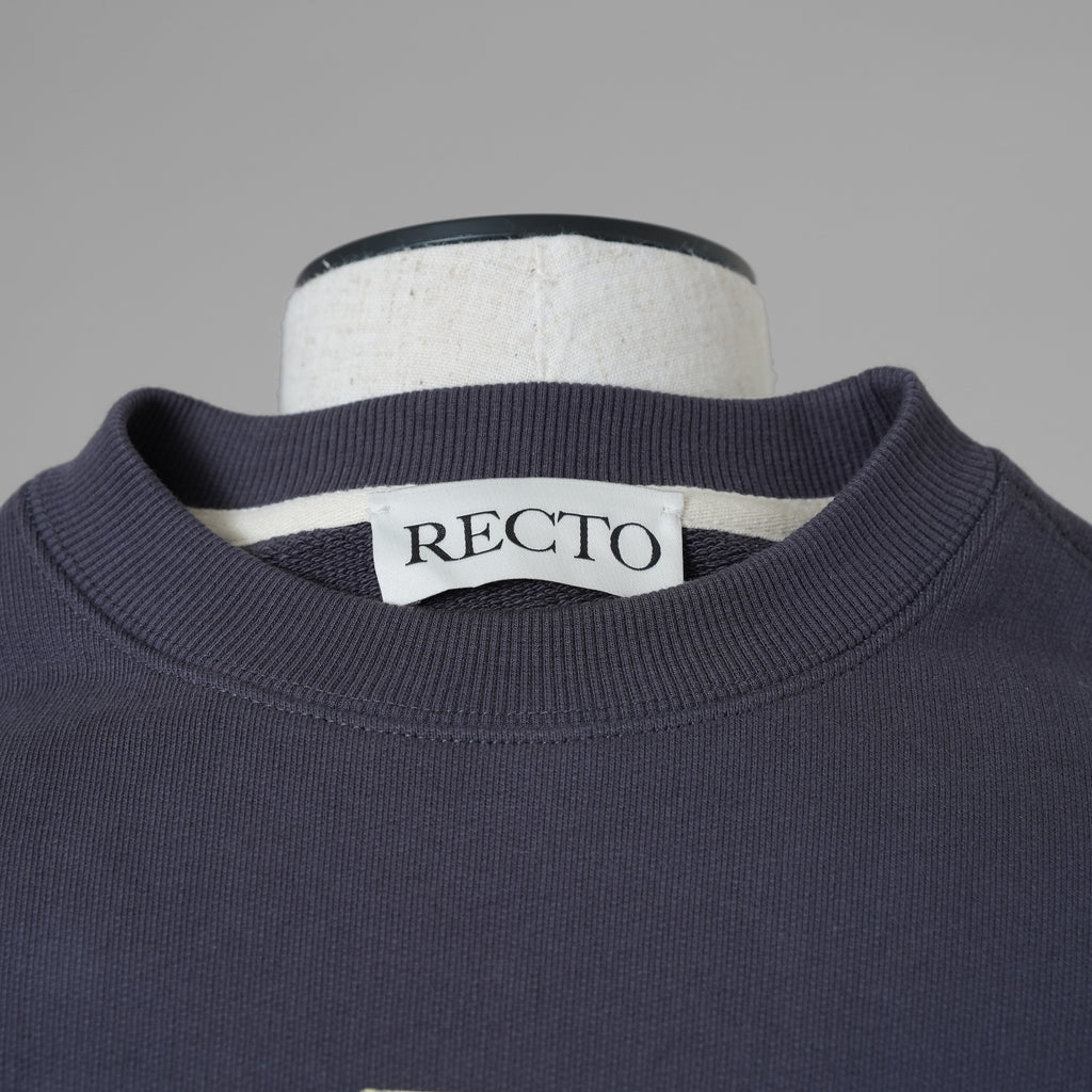 RECTO レクト / 美品 23AW LLEGE ロゴ スウェットシャツ トレーナー トップス / RW00AJTP002BC / size FREE (CHARCOAL) レディース 352139-izm