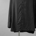 MM6 Maison Margiela エムエムシックス メゾンマルジェラ / 美品 23SS オーバーサイズビスコースシャツ 長袖シャツ/ S52DT0025 S78325 / size XS (BLACK)
