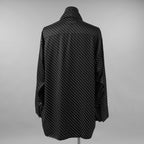MM6 Maison Margiela エムエムシックス メゾンマルジェラ / 美品 23SS オーバーサイズビスコースシャツ 長袖シャツ/ S52DT0025 S78325 / size XS (BLACK)