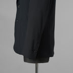 未使用 AKM エイケーエム / 25SS FULLDUL PERL TORICOT JERSEY SWING EASY JACKET  定番  テーラード ジャケット /B475 PET148 / size S (BLACK) 123053-alm