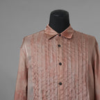 ZIGGY CHEN ジギー・チェン / 美品 23SS Histogramic Striped Shirt ヒストグラミック ストライプシャツ 長袖シャツ/ 23SS OM2310712 / size 44 (PINK) 352148-in-ue
