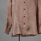 ZIGGY CHEN ジギー・チェン / 美品 23SS Histogramic Striped Shirt ヒストグラミック ストライプシャツ 長袖シャツ/ 23SS OM2310712 / size 44 (PINK) 352148-in-ue