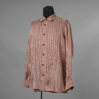 ZIGGY CHEN ジギー・チェン / 美品 23SS Histogramic Striped Shirt ヒストグラミック ストライプシャツ 長袖シャツ/ 23SS OM2310712 / size 44 (PINK) 352148-in-ue