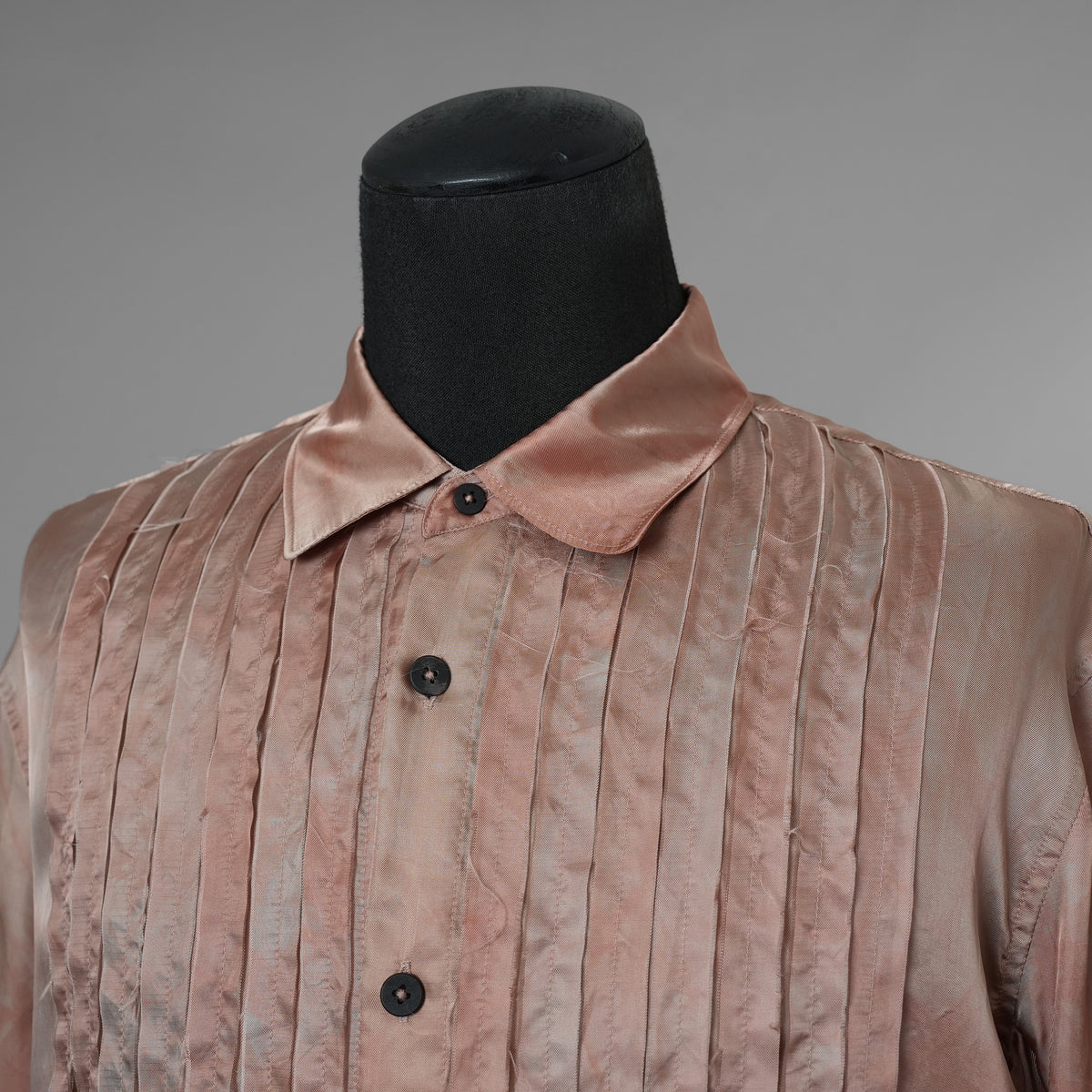 ZIGGY CHEN ジギー・チェン / 美品 23SS Histogramic Striped Shirt ヒストグラミック ストライプシャツ 長袖シャツ/ 23SS OM2310712 / size 44 (PINK) 352148-in-ue