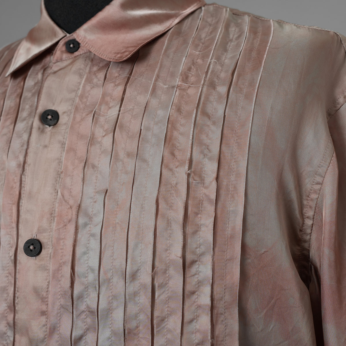ZIGGY CHEN ジギー・チェン / 美品 23SS Histogramic Striped Shirt ヒストグラミック ストライプシャツ 長袖シャツ/ 23SS OM2310712 / size 44 (PINK) 352148-in-ue