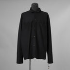 m.a + エムエークロス / 美品 23AW 2 Pocket One Piece Medium Fit Shirt / Wool Jersey / 長袖シャツ / 23W-H250DB / size 54 (BLACK) 352151-uen