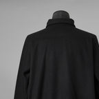 m.a + エムエークロス / 美品 23AW 2 Pocket One Piece Medium Fit Shirt / Wool Jersey / 長袖シャツ / 23W-H250DB / size 54 (BLACK) 352151-uen