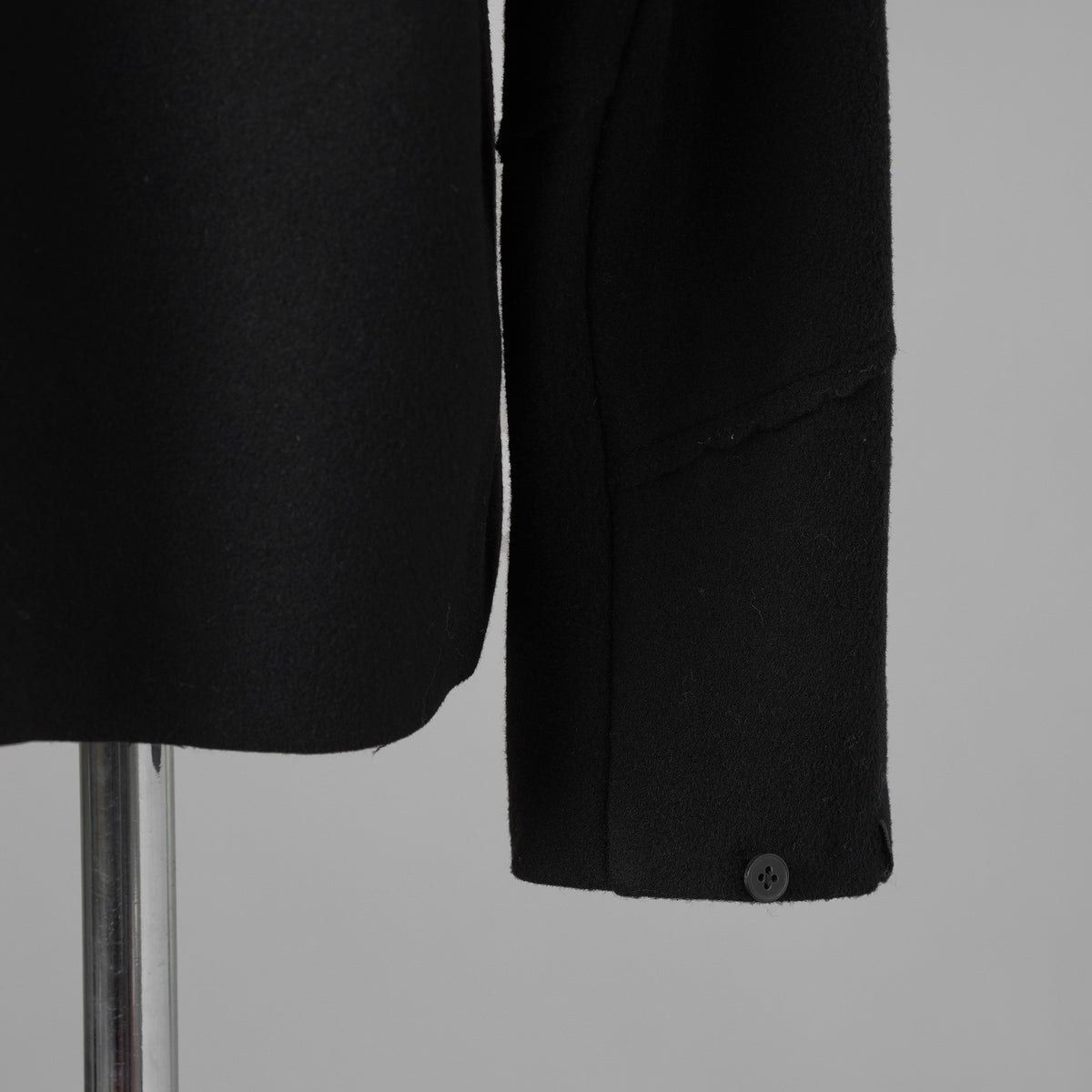 m.a + エムエークロス / 美品 23AW 2 Pocket One Piece Medium Fit Shirt / Wool Jersey / 長袖シャツ / 23W-H250DB / size 54 (BLACK) 352151-uen