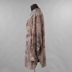 ZIGGY CHEN ジギーチェン / 美品 24AW Asymmetric Pleated Shirt シルク 長袖シャツ / 0M2430732 / size 44 (MULTI COLOR)