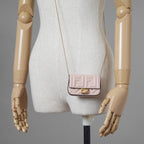 FENDI フェンディ / 美品 19 ナノ バゲット チャーム ショルダーポーチ アクセサリー / 7AR844 -AAJD-209-0189 / PINK BEIGE レディース 352145-izm