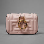 FENDI フェンディ / 美品 19 ナノ バゲット チャーム ショルダーポーチ アクセサリー / 7AR844 -AAJD-209-0189 / PINK BEIGE レディース 352145-izm