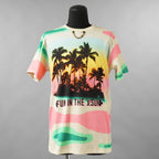 LOUIS VUITTON ルイヴィトン / 美品 22SS エピプリント パームツリー 半袖Tシャツ / RW222J NZ1 FNTS12 / size M (MULTI)
