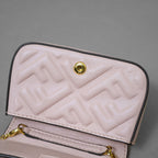 FENDI フェンディ / 美品 19 ナノ バゲット チャーム ショルダーポーチ アクセサリー / 7AR844 -AAJD-209-0189 / PINK BEIGE レディース 352145-izm