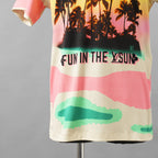 LOUIS VUITTON ルイヴィトン / 美品 22SS エピプリント パームツリー 半袖Tシャツ / RW222J NZ1 FNTS12 / size M (MULTI)