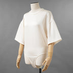 KANAKO SAKAI カナコ サカイ / 24SS SATIN BODYSUIT サテン ボディスーツ 半袖Tシャツ / KS2401035 / size 36 ( OFF WHITE ) レディース