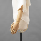 KANAKO SAKAI カナコ サカイ / 24SS SATIN BODYSUIT サテン ボディスーツ 半袖Tシャツ / KS2401035 / size 36 ( OFF WHITE ) レディース