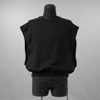 RICK OWENS DRKSHDW リックオウエンス / 24SS JUMBO TATLIN SWEAT / ノースリーブ スウェット / DU01D1155-F / size M (BLACK)