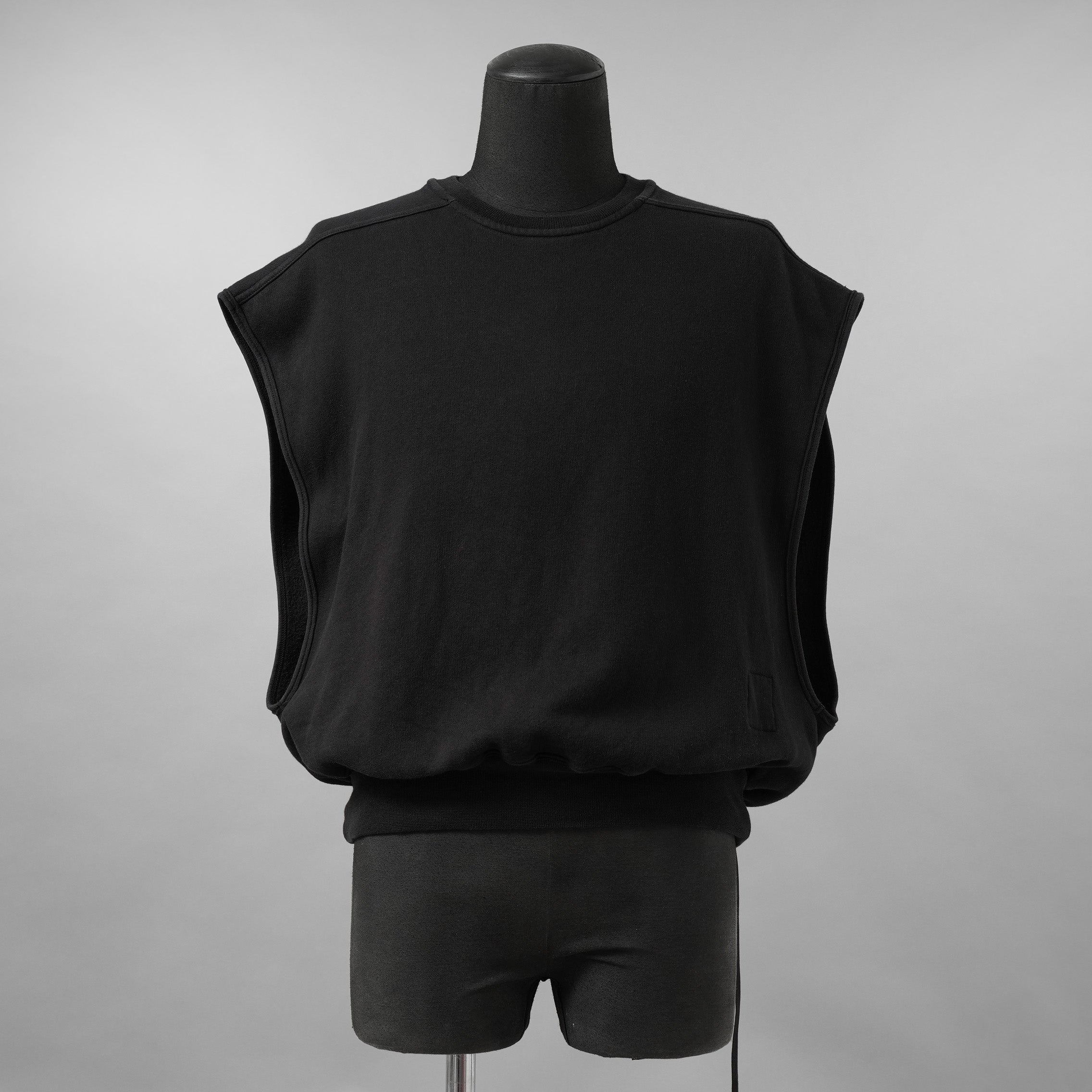 RICK OWENS DRKSHDW リックオウエンス / 24SS JUMBO TATLIN SWEAT / ノースリーブ スウェット / DU01D1155-F / size M (BLACK)