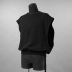 RICK OWENS DRKSHDW リックオウエンス / 24SS JUMBO TATLIN SWEAT / ノースリーブ スウェット / DU01D1155-F / size M (BLACK)