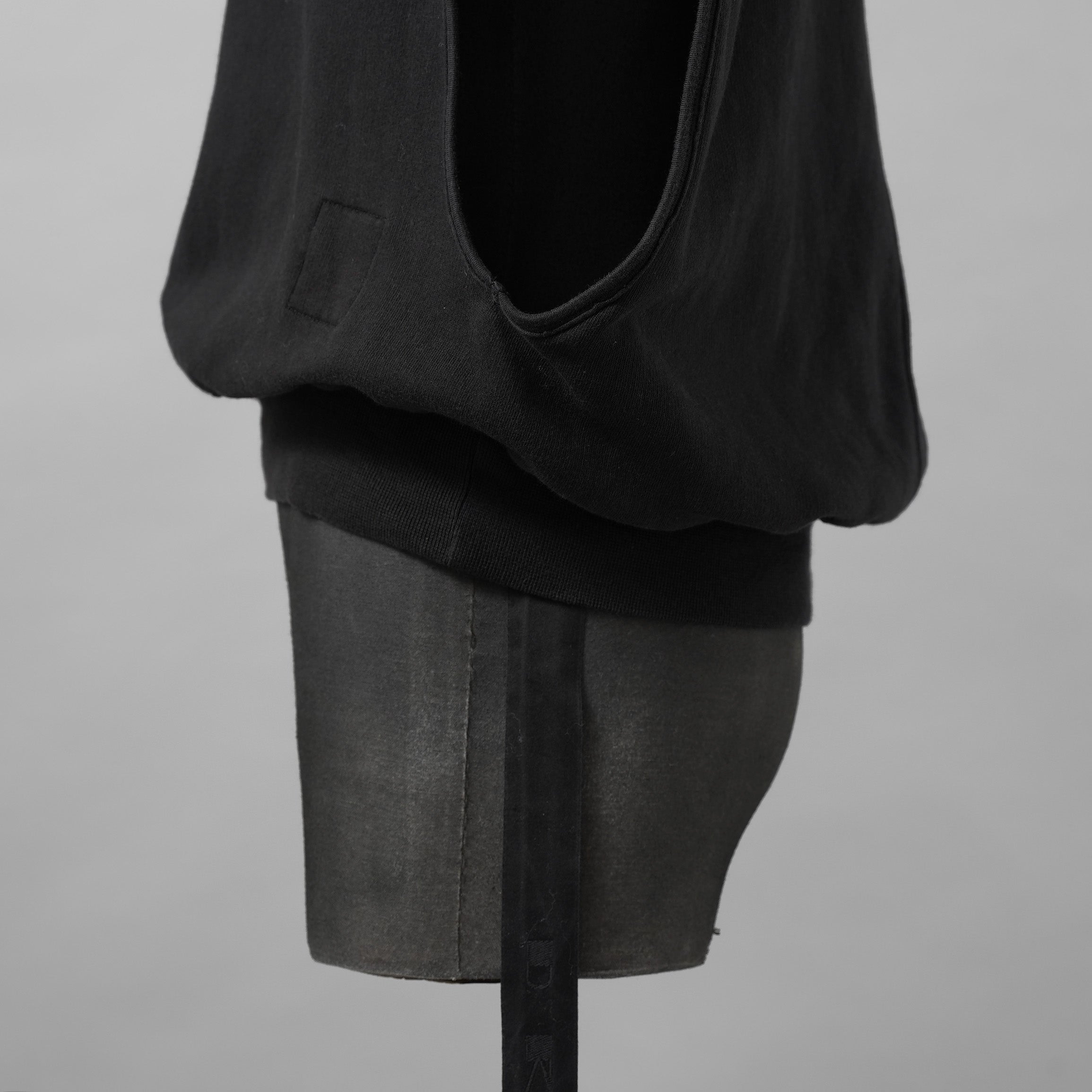 RICK OWENS DRKSHDW リックオウエンス / 24SS JUMBO TATLIN SWEAT / ノースリーブ スウェット / DU01D1155-F / size M (BLACK)