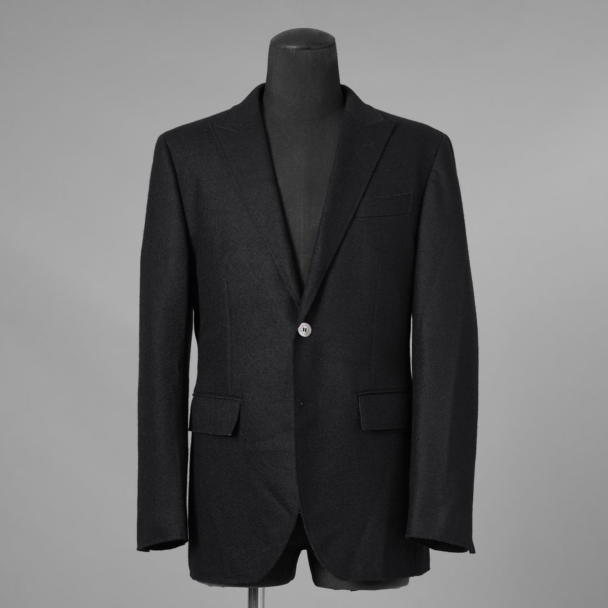 LANVIN COLLECTION ランバン コレクション / 美品 ウール テーラード ジャケット / LA-SY-83829 / size 48 (BLACK) 352153-in-ue