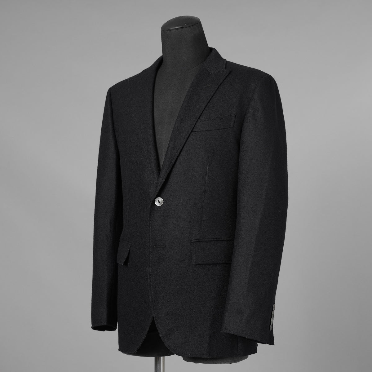 LANVIN COLLECTION ランバン コレクション / 美品 ウール テーラード ジャケット / LA-SY-83829 / size 48 (BLACK) 352153-in-ue