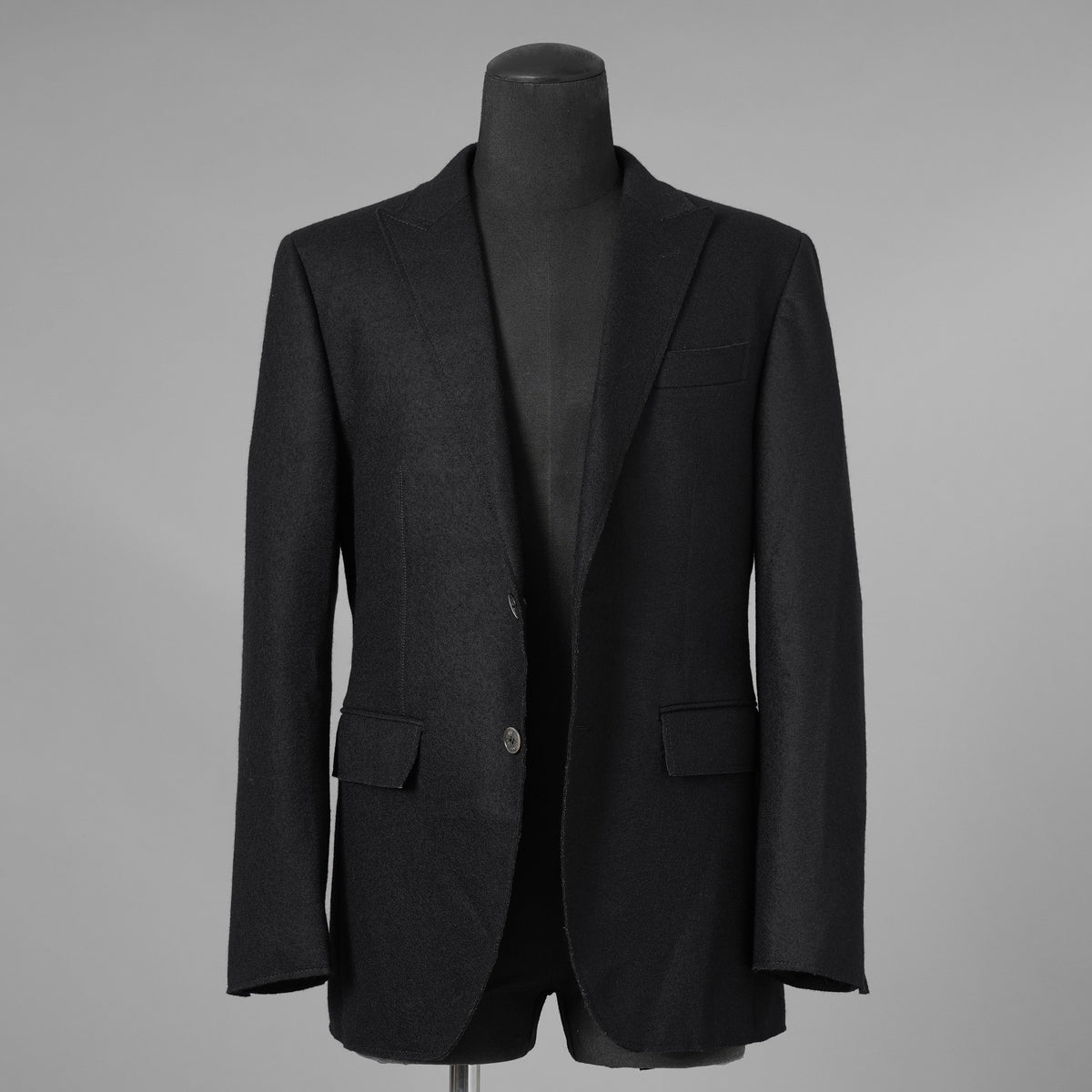 LANVIN COLLECTION ランバン コレクション / 美品 ウール テーラード ジャケット / LA-SY-83829 / size 48 (BLACK) 352153-in-ue